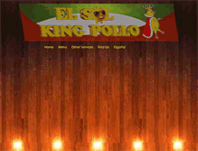 Tablet Screenshot of elsolkingpollo.com